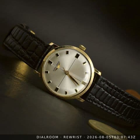 Longines Sub-Seconds | Silver Dial | 10K Gold-Filled Case