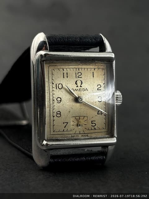 Omega Tank Watch | Vintage 1930s | Subsecond